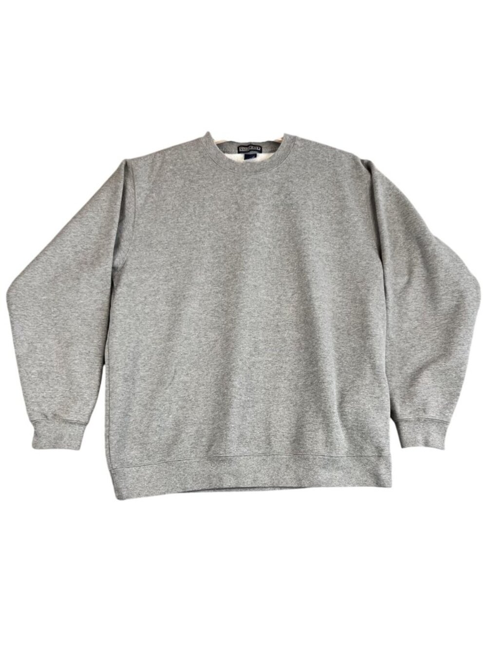Lands' End Boys Youth Large 14-16 Tall Sweatshirt GraynFleece Crewneck Pullover